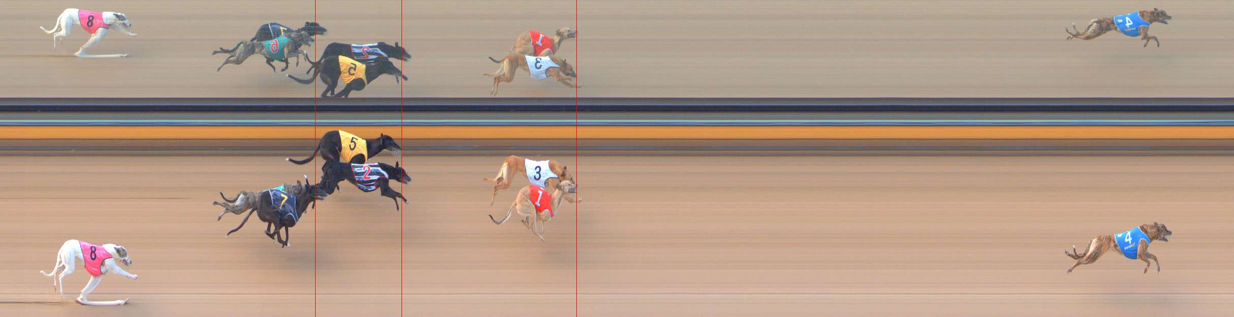 Race result finish photo